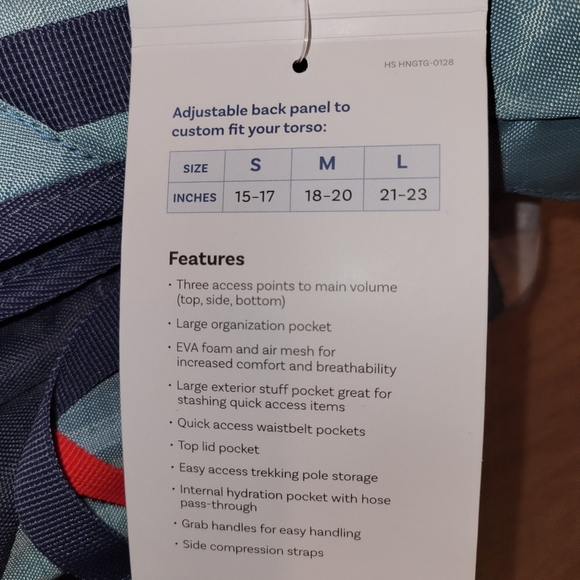 High Sierra Pathway 2.0 Hiking Backpack 60L Artic Blue New MSRP $105 - Picture 9 of 9